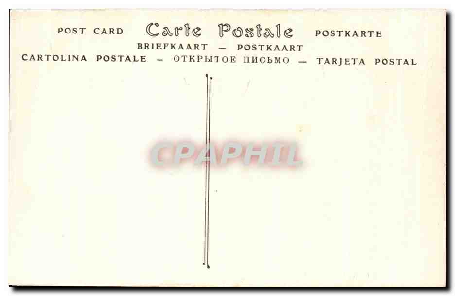 CPA Tunisie Carthage Tombeaux Puniques — Rückseite