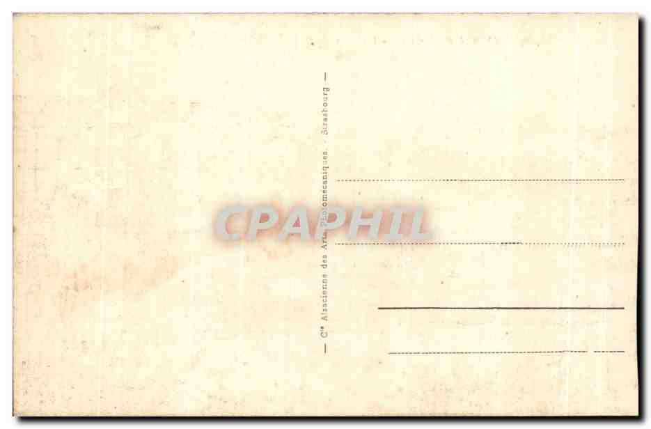 CPA Tunisie Bizerte Cercle Militaire Militaria — Verso