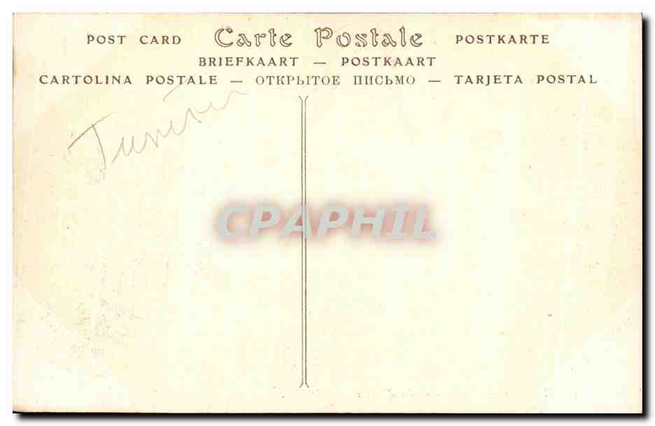 CPA Tunisie Bizerte La Caserne des Zouaves Militaria  — Verso