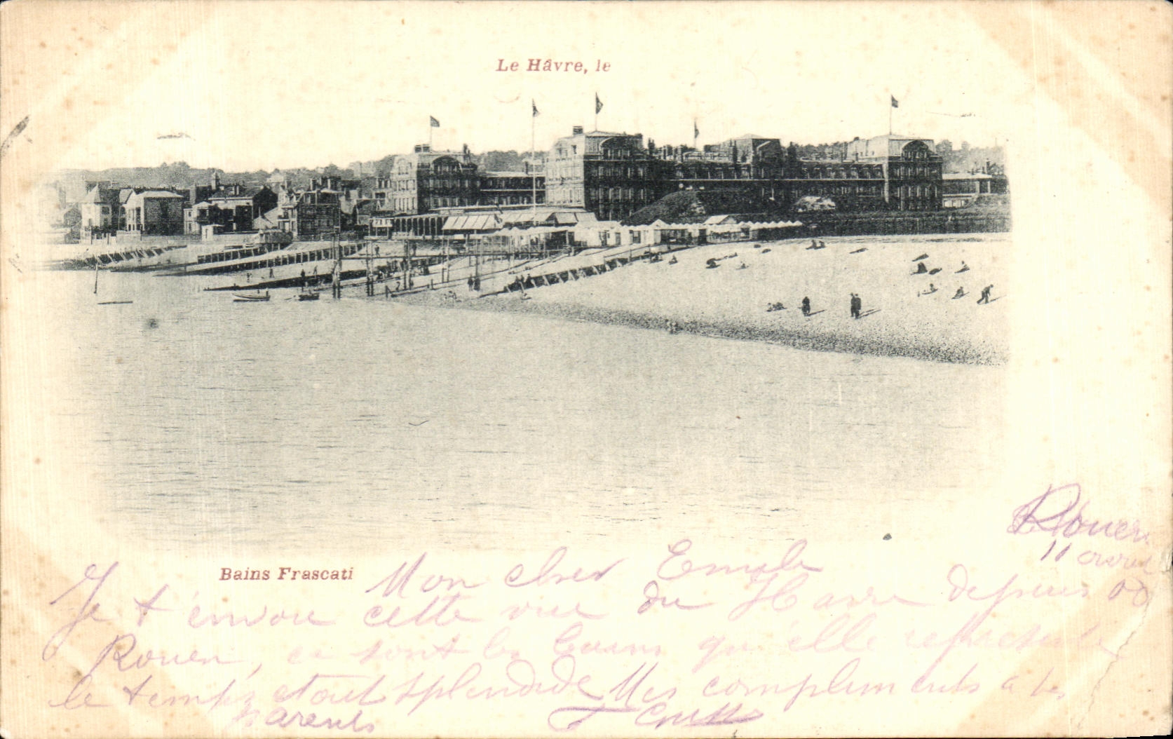 CPA Le Havre Bains Frescati