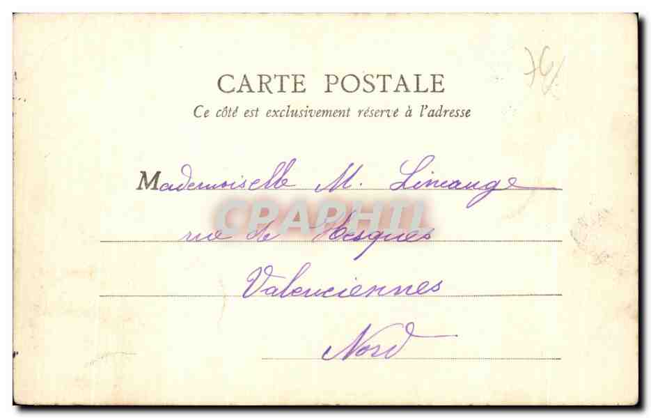 CPA Le Havre Bassin du Commerce Bateaux — Rückseite