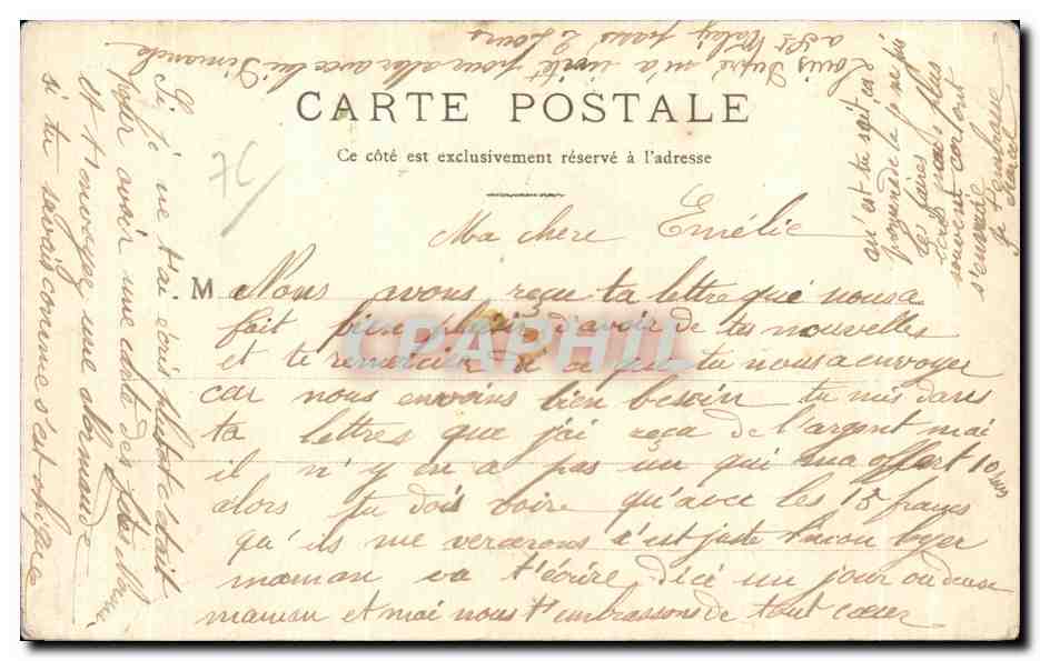 Le Havre — Coiffes d'hier : Le Havre — Notre plus grand port marchand du Nord — La Normandie — Verso