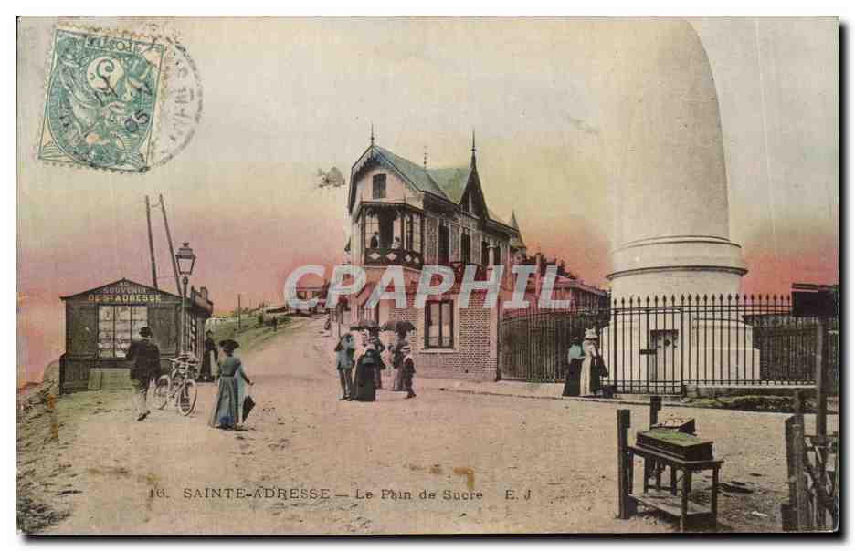 CPA Saint Adresse Le Pain de Sucre Velo Cycle