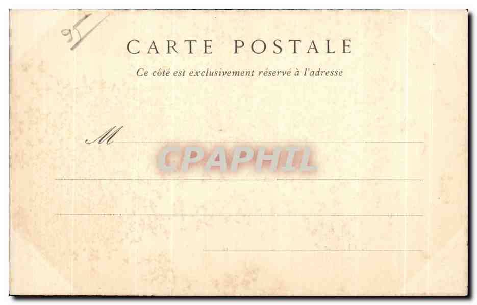 CPA Chateau de La Roche Guyon d apres Chastillon — Rückseite