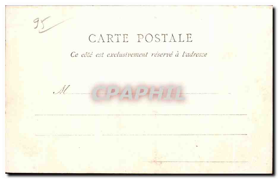 CPA La Roche Guyon Le Chateau et le Pont Suspendu — Rückseite