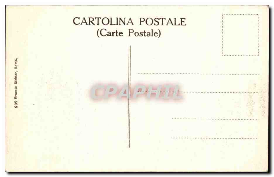 CPA Roma Interno di s Sabina — Rückseite