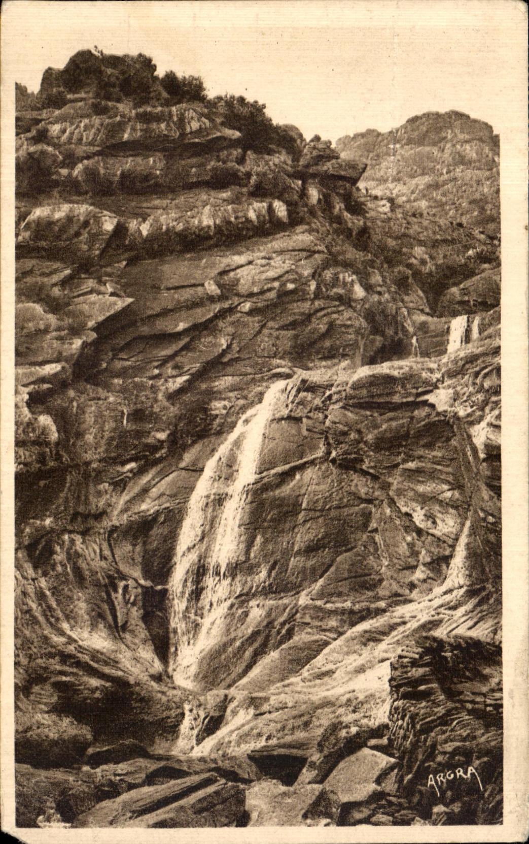 Gorges de Colombières-sur-Orb — La Cascade — Les Arts Graphiques, Toulouse