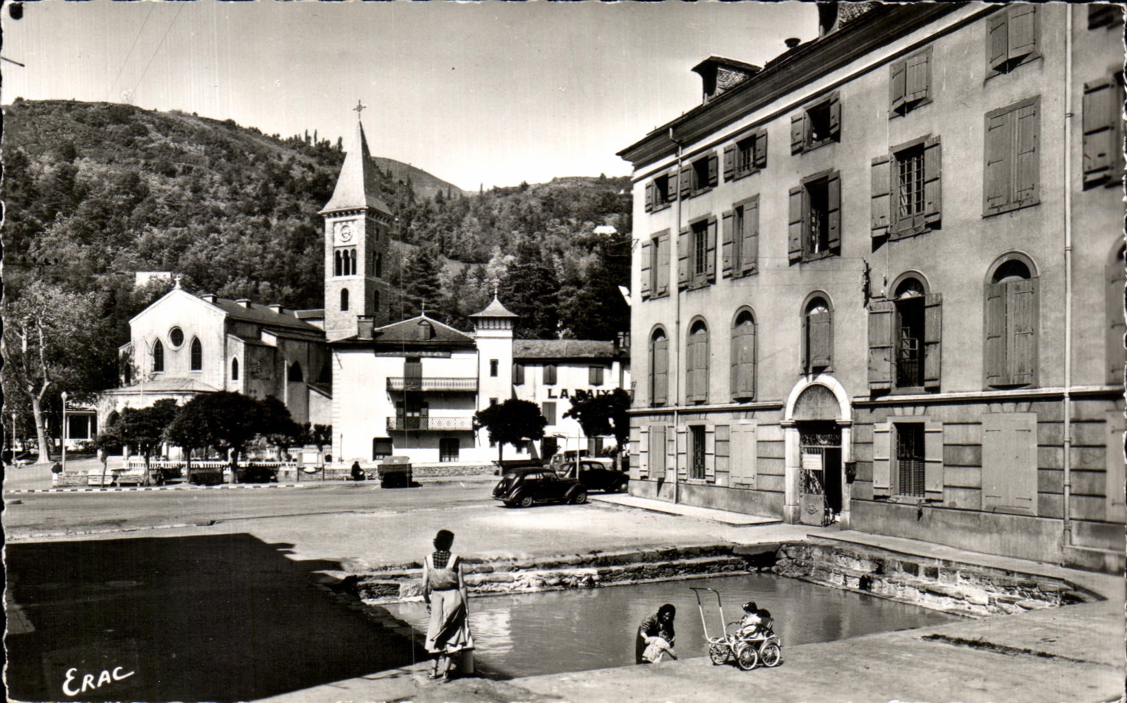 Ax-les-Thermes — Le Bassin des Ladros et l'Hôpital Saint-Louis — Éditeur ERAC, n° 126