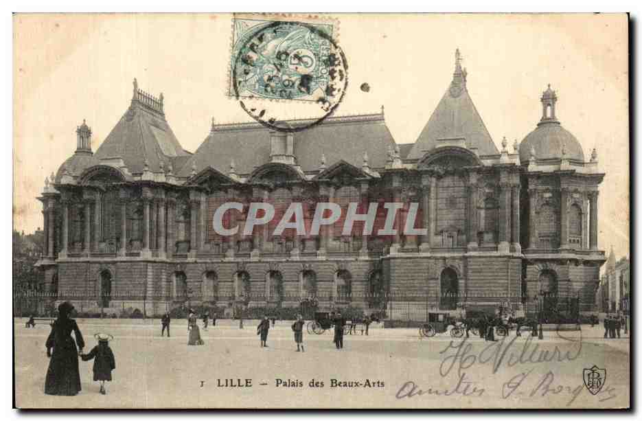 CPA Lille Palais des Beaux Arts