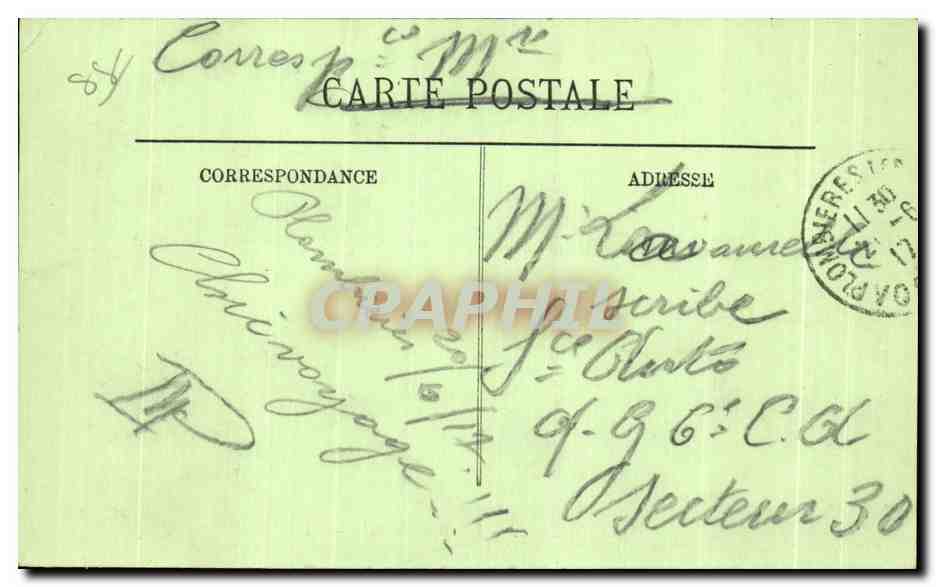 CPA Plombieres Les Grands Hotels — Verso