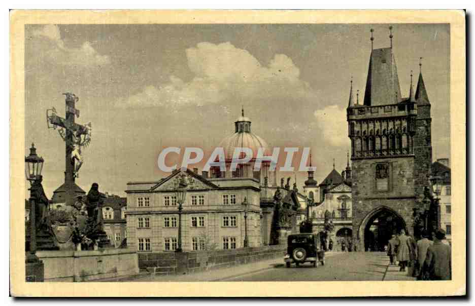 CPA Praha Staromestaka mostecka vez Tchequie 