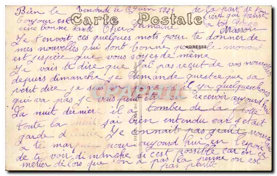 CPA On Cassee La Croute en Famille A Nous T attendons Oies Canard Duck — Rückseite