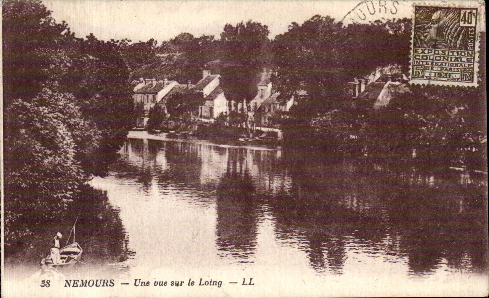 CPA Nemours Une Vue sur Le Loing