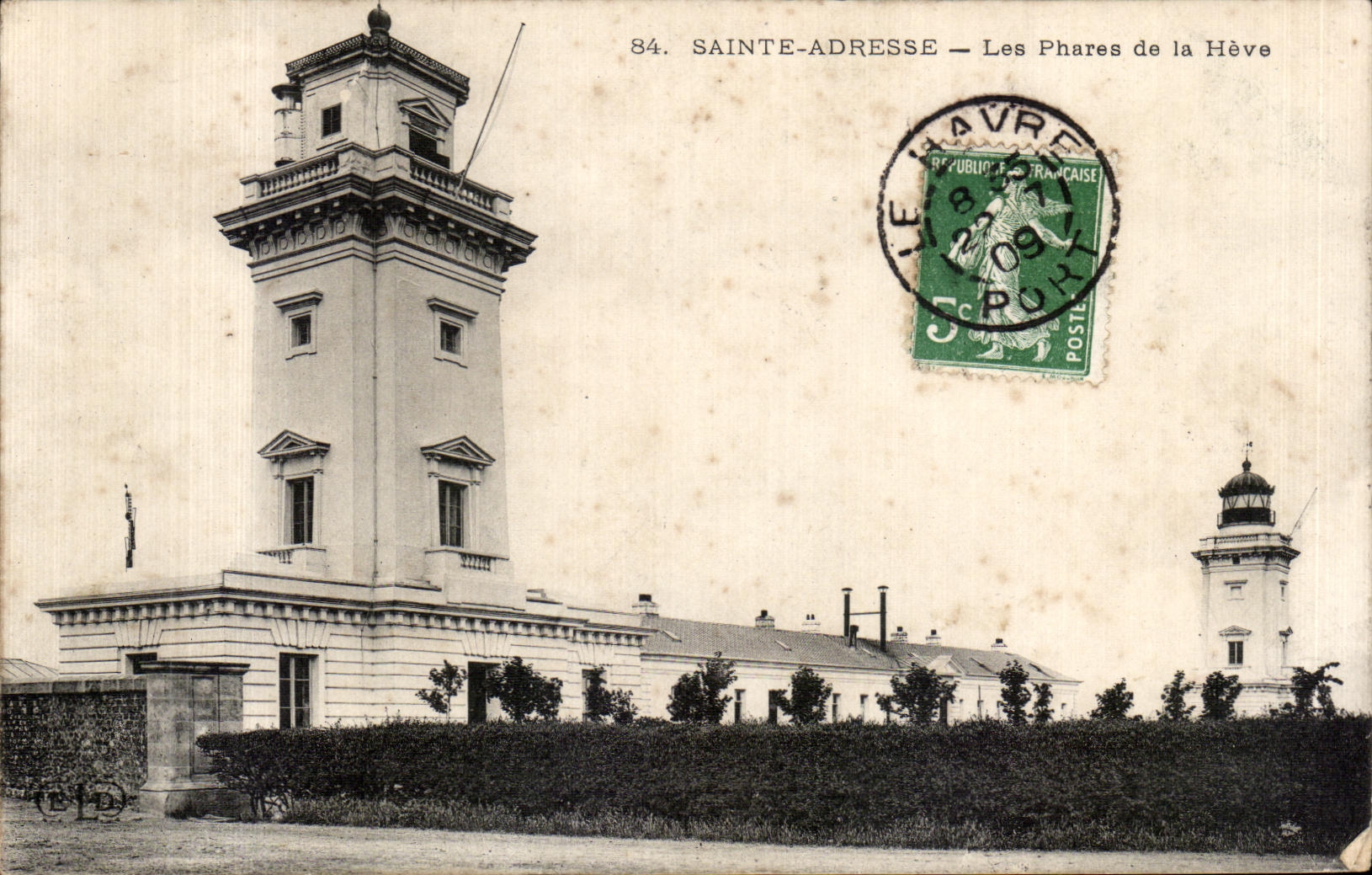 CPA Sainte Adresse Les Phares de la heve
