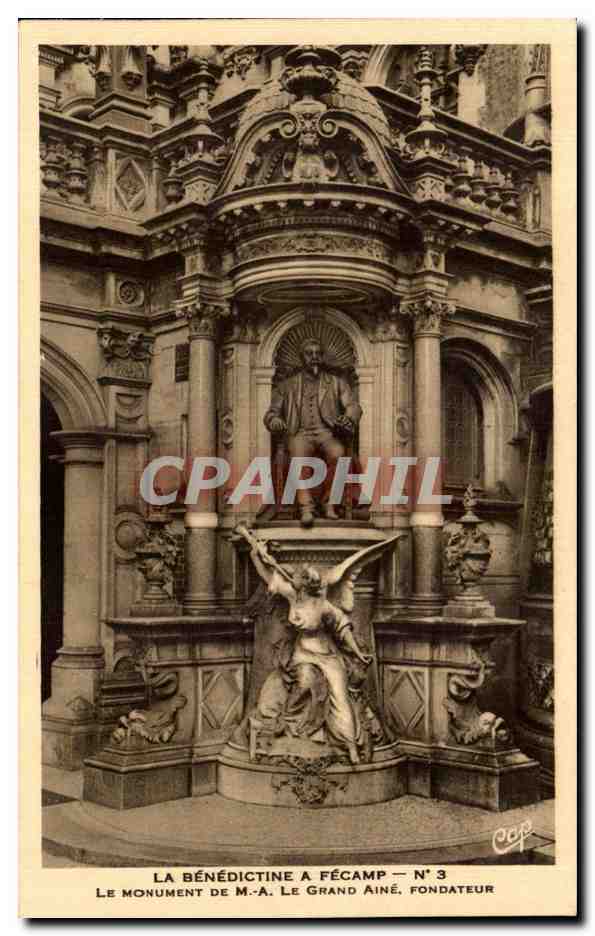 CPA La Benedictine A Fecamp Le Monument De Le Grand Aine 