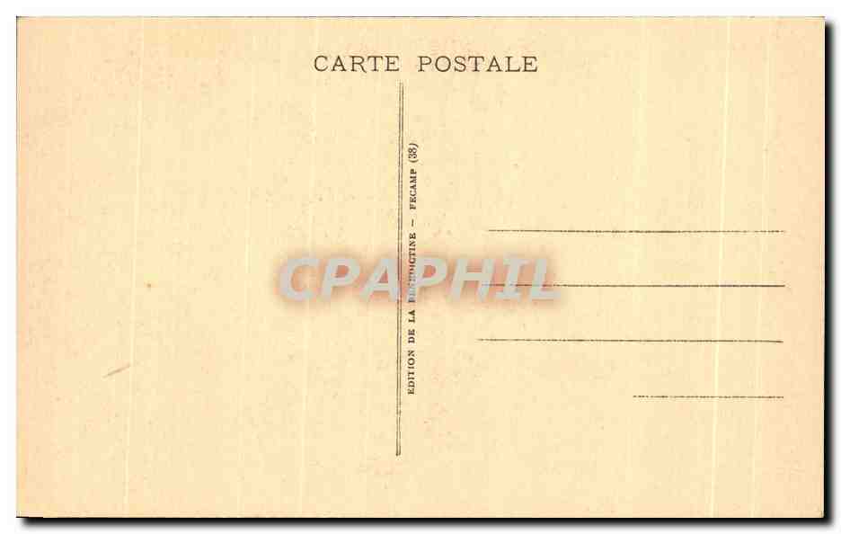 CPA La Benedictine A Fecamp Les Bureaux et L Hentree Des  — Rückseite