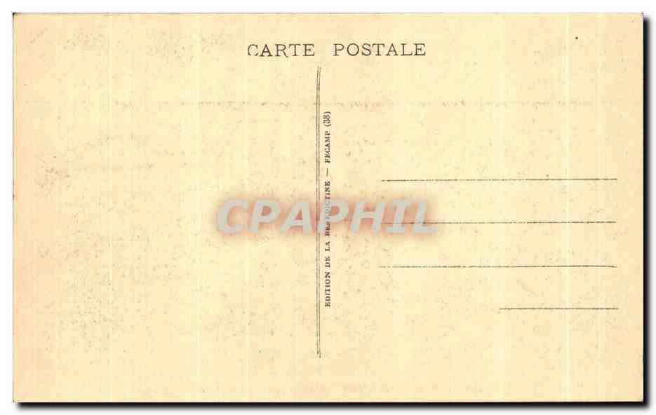 CPA La Benedictine A Fecamp Musee La Salle Des abbes — Rückseite