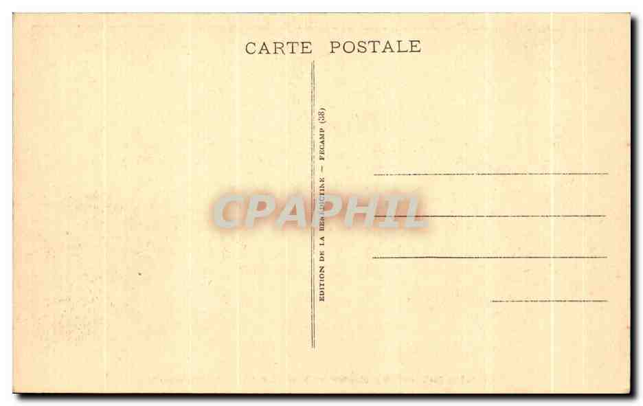 CPA La Benedictine A Fecamp Musee La Salle d etiquetage femmes au travail — Rückseite