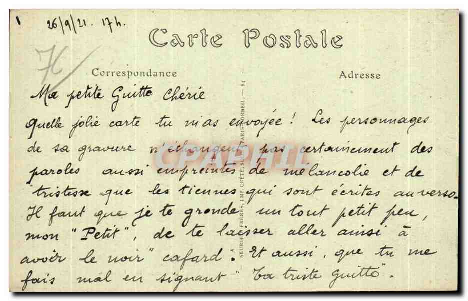 CPA Dieppe Panorama Vers le Casino Panorama Towards the Casino — Verso