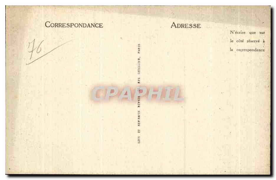 CPA Rouen Maison du Rue Du Bac — Verso