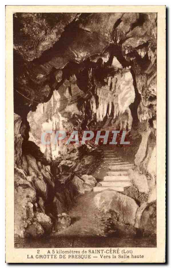 La Grotte de Presque — A 5 kilomètres de Saint-Céré (Lot) — Vers la Salle haute