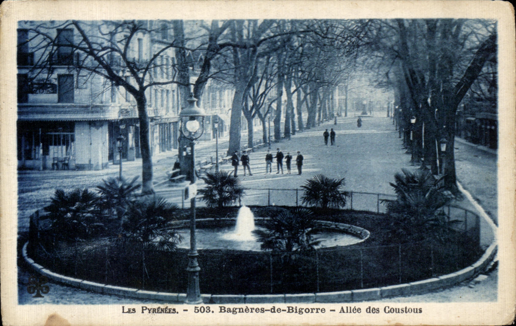 CPA Les Pyrenees Bagneres de Bigorre Allee des Coustous
