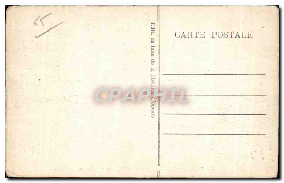 CPA Les Pyrenees Bagneres de Bigorre Allee des Coustous — Verso