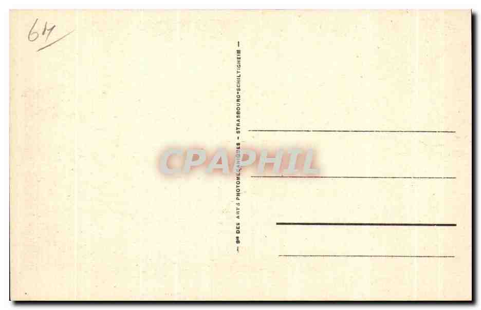 CPA St Jean de Luz Maison Louis XIV — Verso