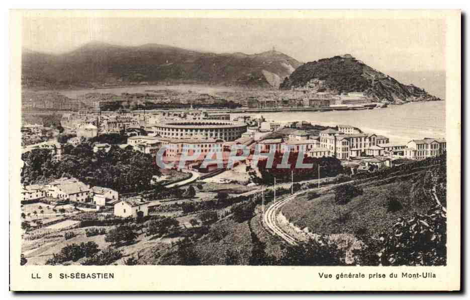 CPA St Sebastien Vue Generale Prise du Mont Ulia