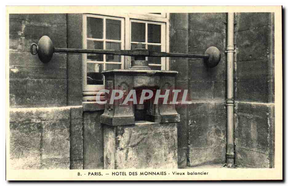 CPA Paris Hotel Des Monnaies Vieux balancier