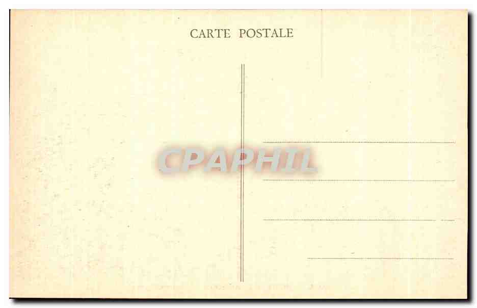 CPA Paris Hotel Des Monnaies Vieux balancier — Rückseite