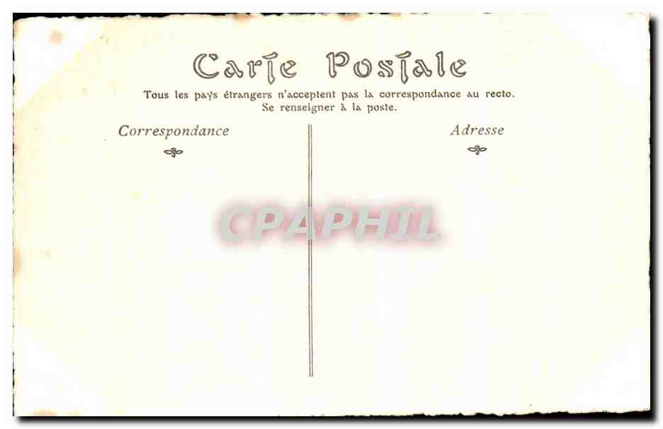 CPA L Oeuvre De Nattier Grave en 1719 — Rückseite
