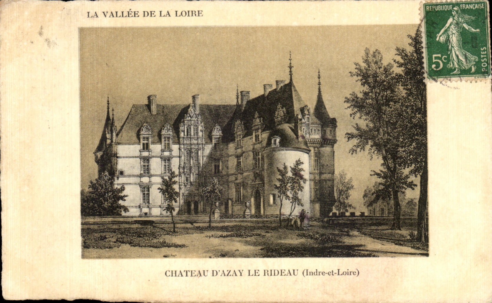 CPA Chateau D Azay Le Rideau (Indre et Loire)