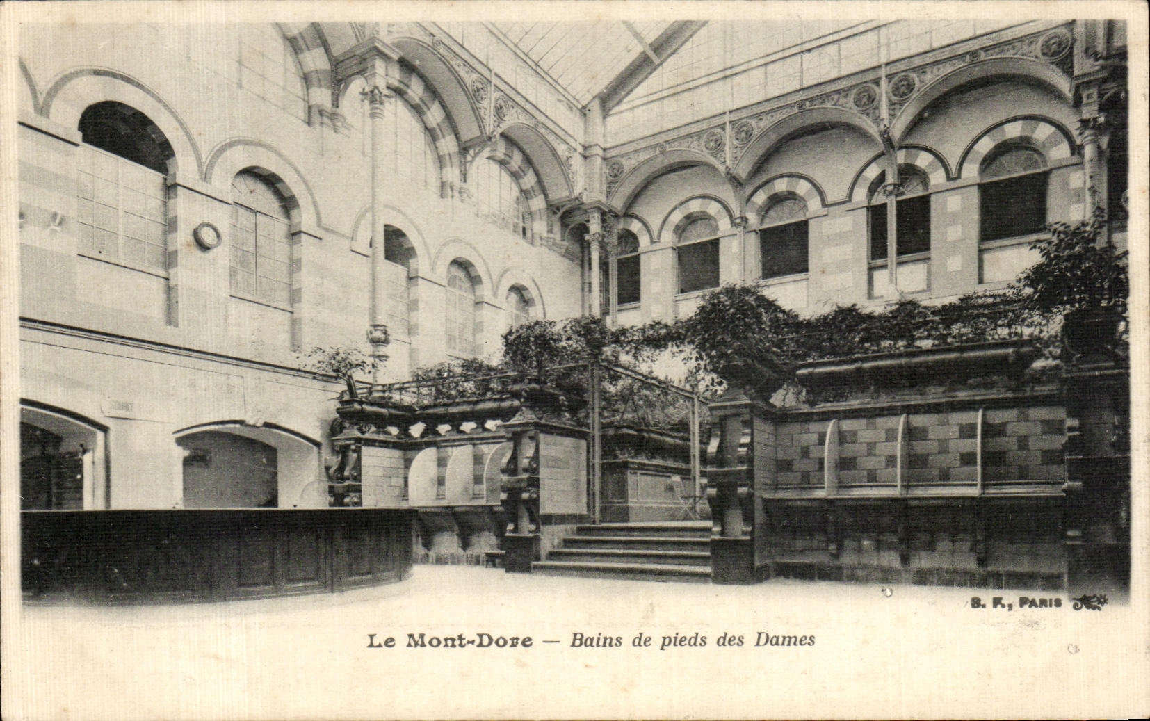 Le Mont-Dore — Bains de pieds des Dames — B. F., Paris