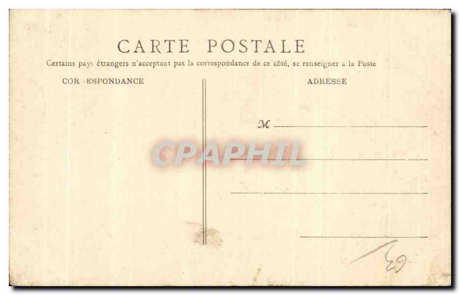 CPA Le Mont Dore Etablissement Thermal Salle des Pas Perdus — Rückseite