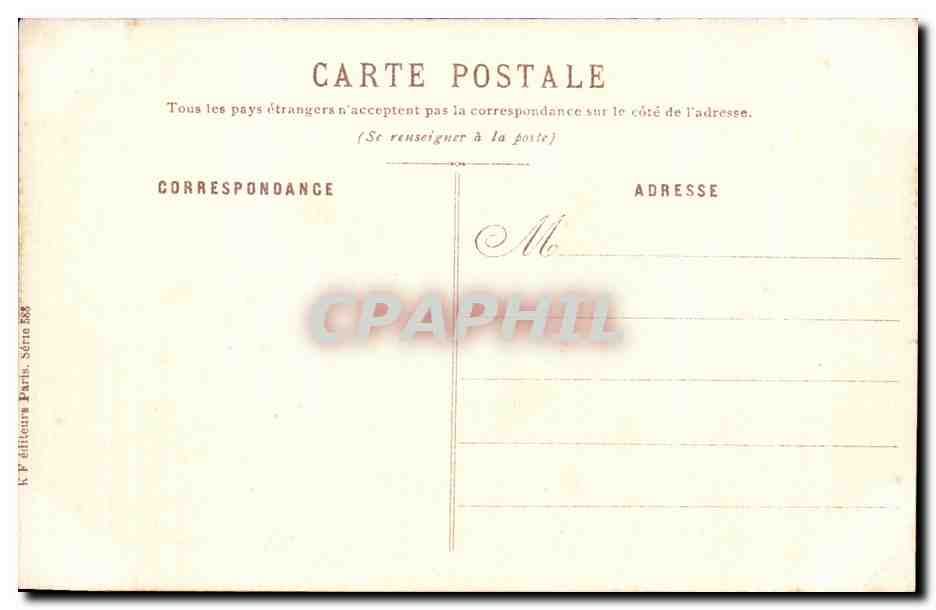 CPA Paysans Glaneurs — Verso
