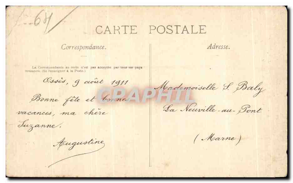 Saint-Jean-Pied-de-Port — Clocher Sainte-Marie — Les Pyrénées Illustrées, n° 961 — Reverso