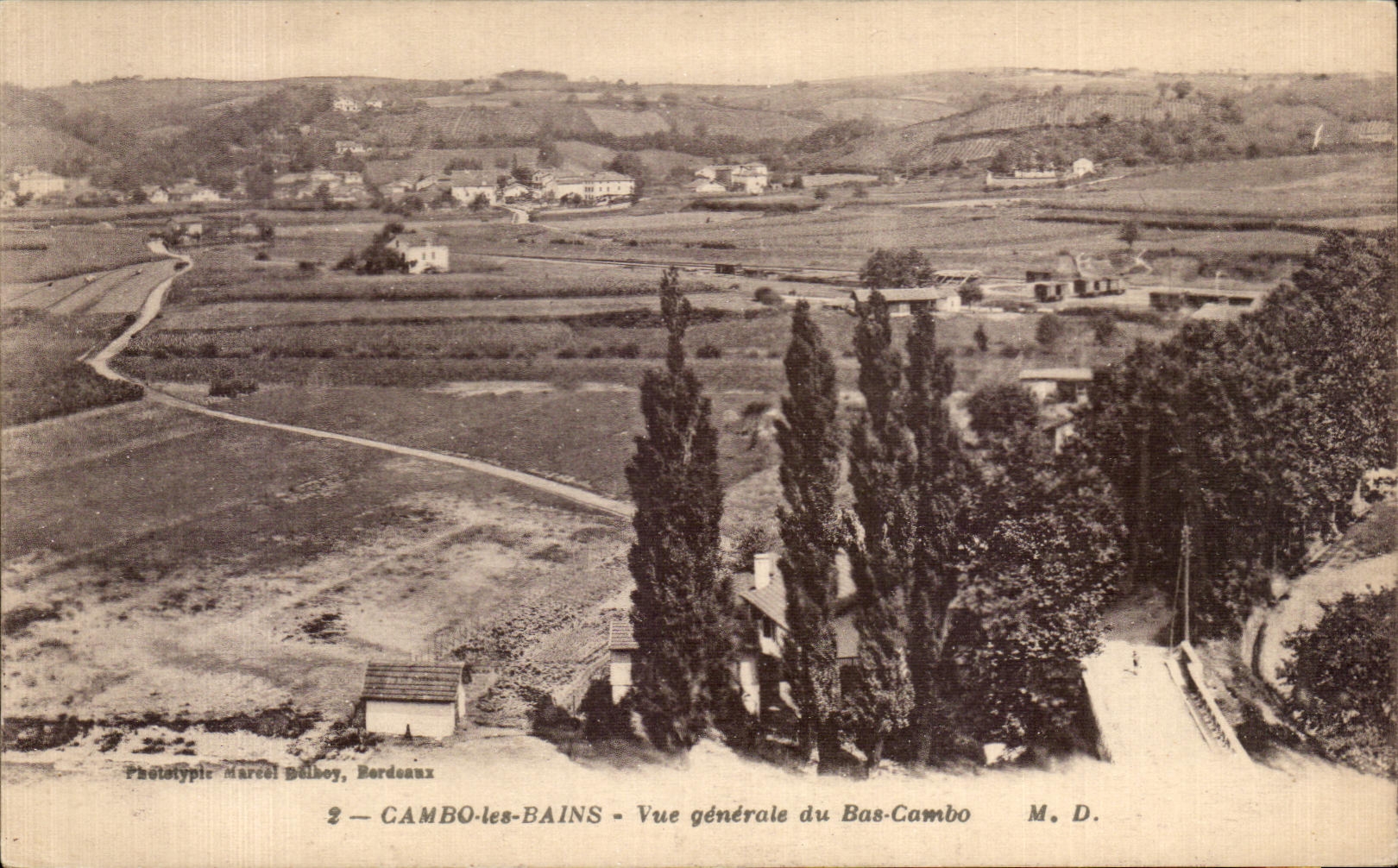 CPA Cambo les Bains Vue generale du Bas Cambo