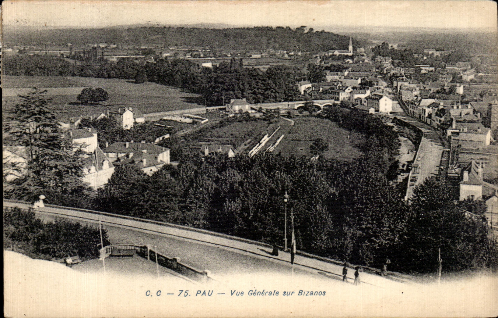 Bizanos — Vue Générale — C.C. 75. PAU