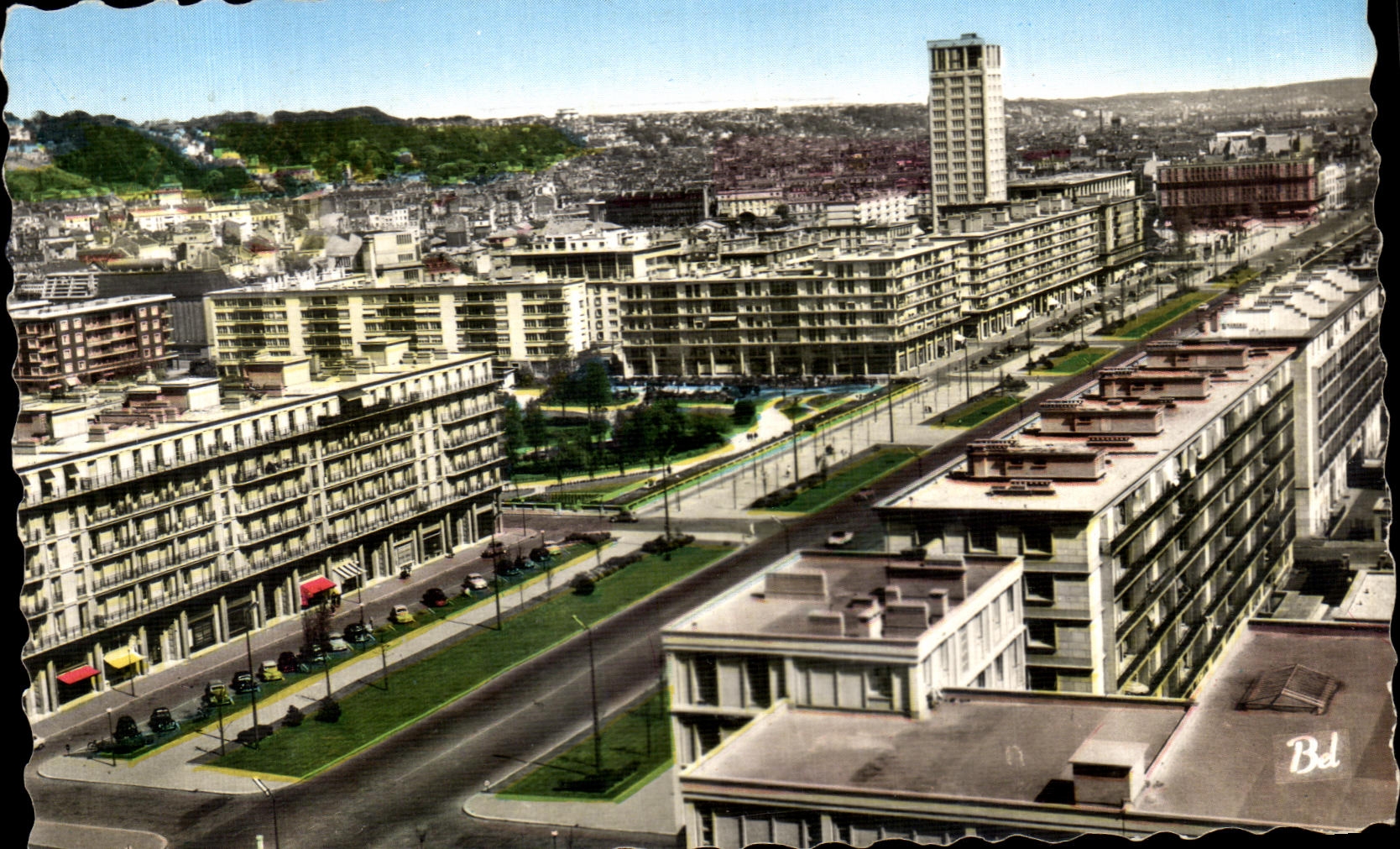 CPA Le Havre L Avenue Foch