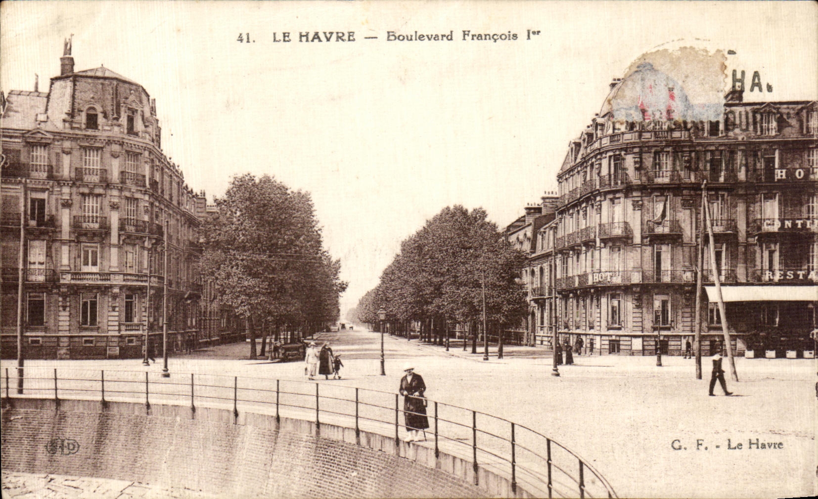 CPA Le Haver Boulevard Francois 1er