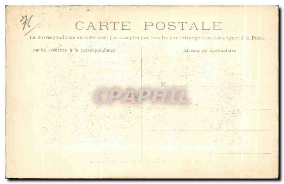 CPA Dieppe Vieilles tours et Chateau — Rückseite