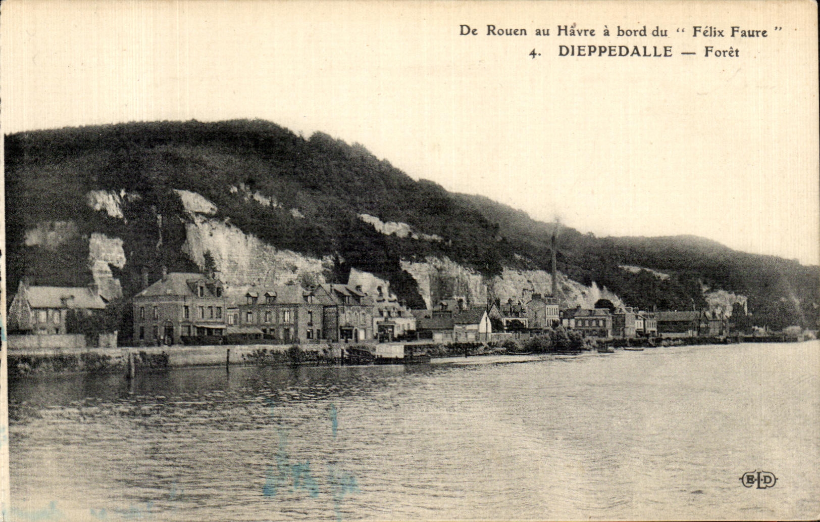 CPA De Rouen au Havre a bord du Felix Faure Dieppedalla Foret
