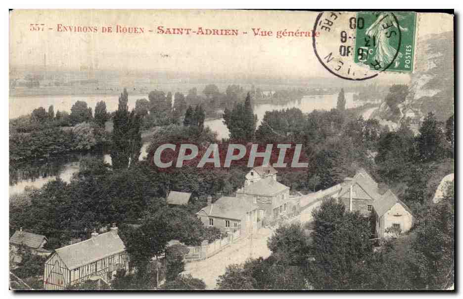 CPA Environs De Rouen Saint Adrien Vue generale