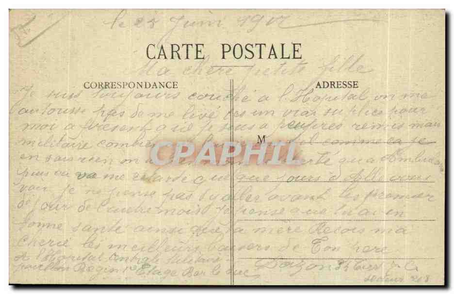 CPA Bar le Duc Maison natale de Poincare Rue Neve — Rückseite