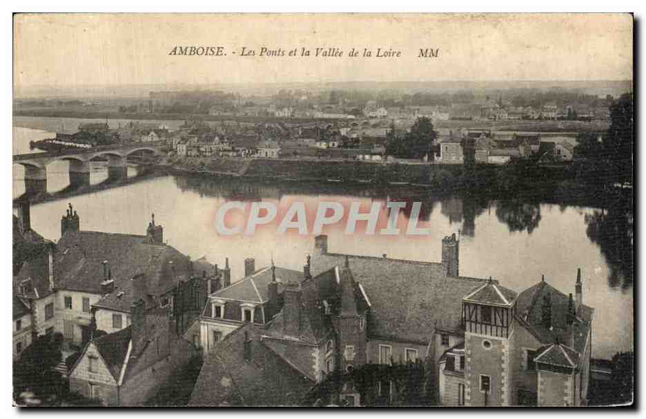 CPA Amboise Les Ponts et la Vallee de la Loire