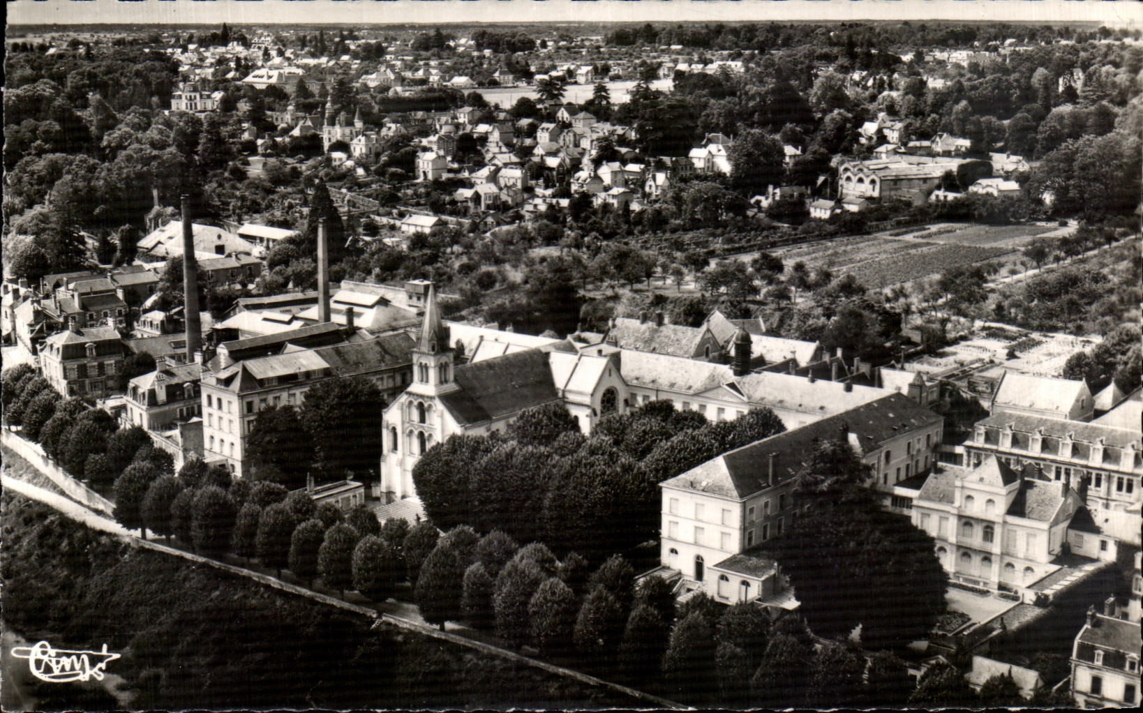 CPA St Symphorien pres Tours La Grande Breteche Maison mere des soeurs de Charite Dominicaines de la Sainte Vierge