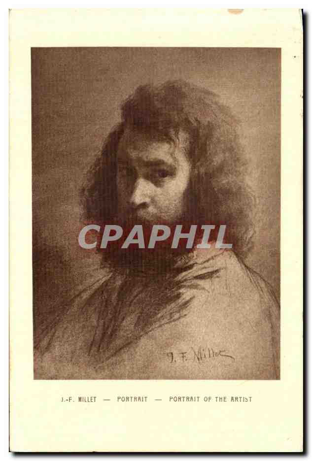 CPA MIllet Portrait Of the Artist