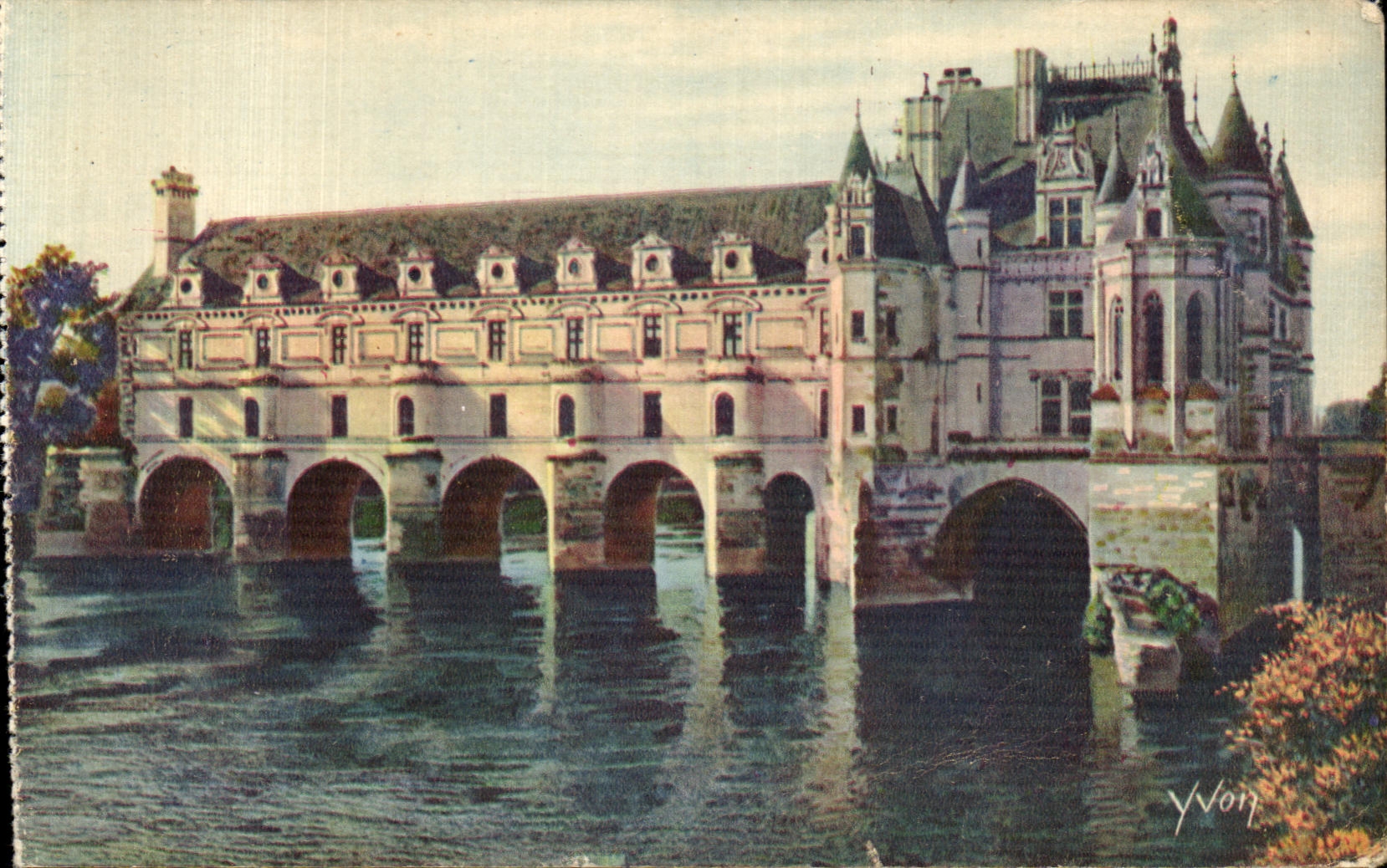 CPA La Douce France Chateau de l Loire Chateau de Chenonceaux 