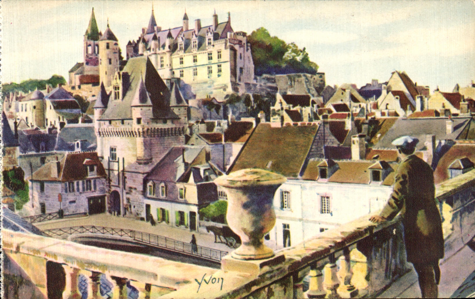 CPA La Douce France Chateaux La Loire Chateau de Loches